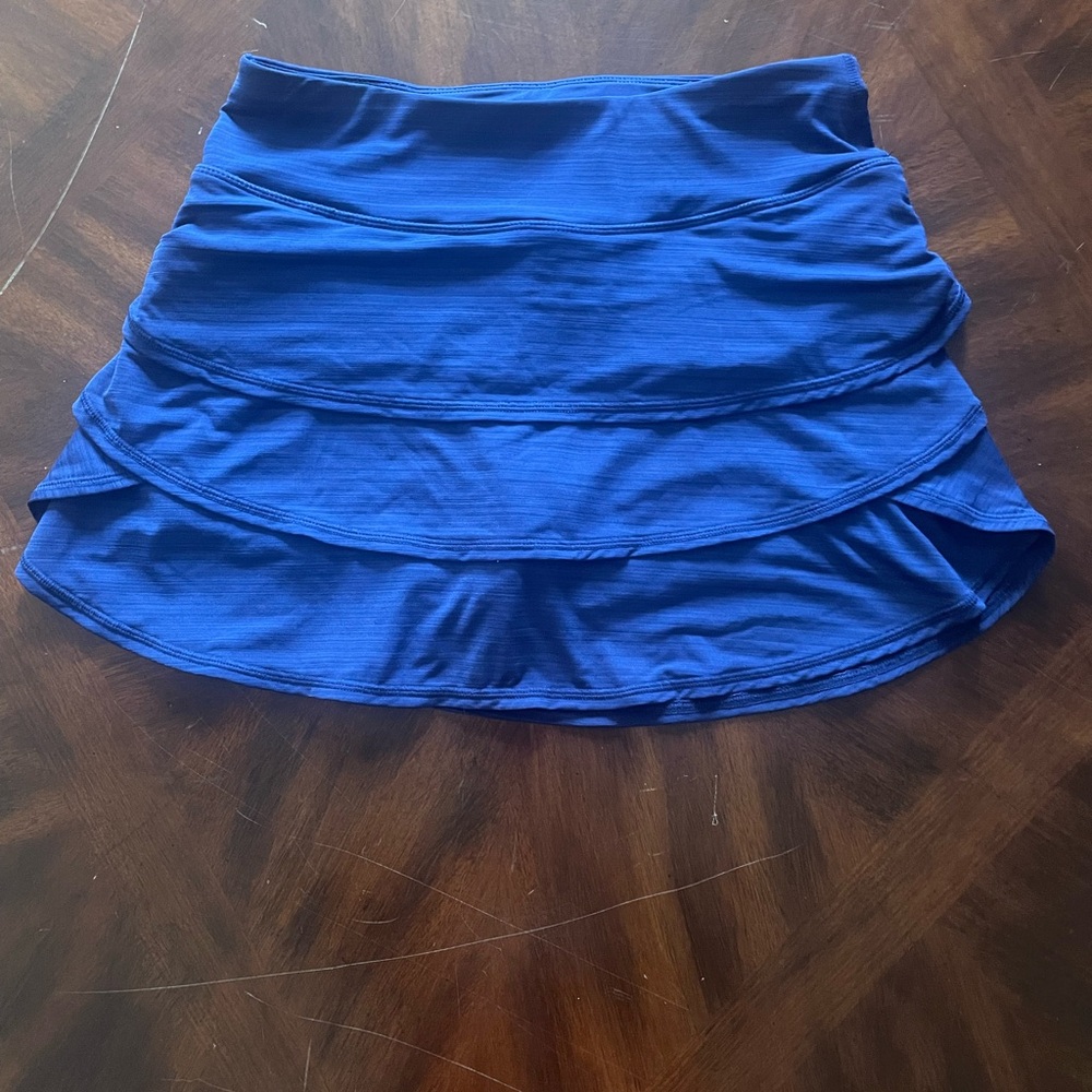 Ideology Royal Blue Layered Mini Skirt